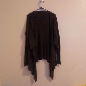 Torrid Dark Gray Open Front Cardigan